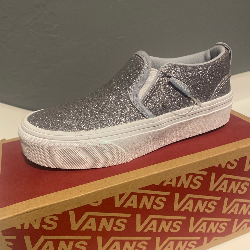 Glitter Slip on Vans